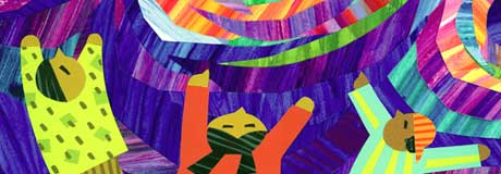 Bildmotiv: Grafik mit spielenden Kindern